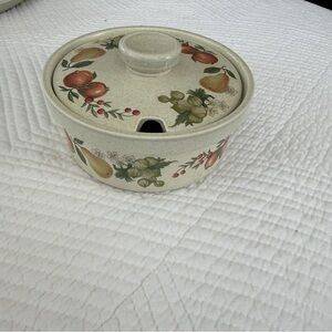 Wedgwood Quince Beige and Green Stoneware Base